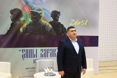 Zəfər Gününün beşinci ildönümü münasibətilə Şəkidə “Şanlı Zəfər” adlı düşərgə təşkil olunub