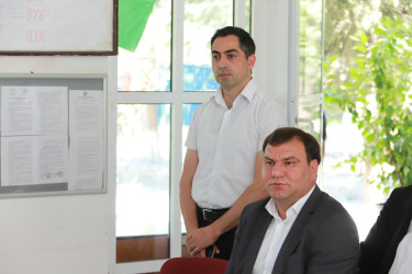 Şəki Şəhər İcra Hakimiyyətinin başçısı Elxan Usubov Böyük Dəhnə kəndinin sakinləri ilə görüşüb