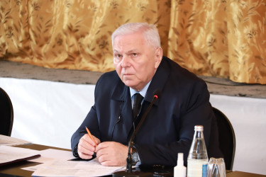 Şəki Şəhər İcra Hakimiyyətinin başçısı Elxan Usubov Sarıca kənd sakinləri ilə görüşüb