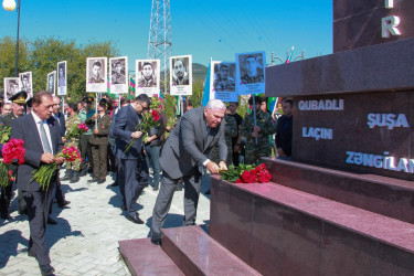 27 sentyabr “Anım Günü” ilə əlaqədar Şəkidə tədbir keçirilib