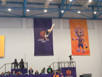 III MDB Oyunlarında batut gimnastikası üzrə yarışlar başlayıb