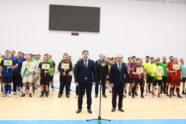 Şəkidə Ümummilli lider Heydər Əliyevin xatirəsinə həsr olunan futzal üzrə “Şəki kuboku - 2026” turnirinin açılış mərasimi keçirilib