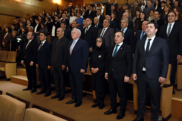 Aprel döyüşləri şəhidi, baş leytenant Elnur İsgəndərovun xatirəsinə həsr olunmuş tədbir keçirilib