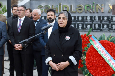27 sentyabr - Anım Gününun beşinci ildönümü ilə bağlı Şəkidə Vətən müharibəsi şəhidlərinin xatirəsi yad edilib və ağacəkmə aksiyası təşkil olunub