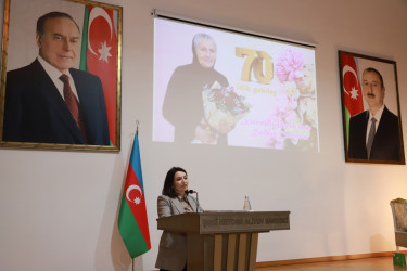 Şəhid anası, Əməkdar müəllim Dursun Cavadovanın 70 illik yubileyi qeyd olunub