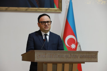 Şəkidə mərhum alim, yazıçı Yusif Şükürlünün “Azan güllə” kitabının təqdimat mərasimi keçirilib