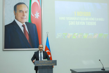 Şəkidə 1 noyabr – Kənd təsərrüfatı işçiləri günü qeyd edilib