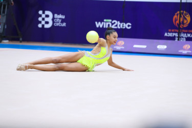 Azərbaycanın bədii gimnastları III MDB Oyunlarının finalında