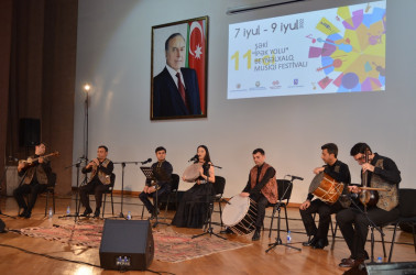 Muğam ifaçıları Şəki “İpək Yolu” XI Beynəlxalq musiqi festivalının səhnəsində