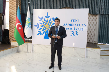 Şəkidə Yeni Azərbaycan Partiyasının təsis edilməsinin 33-cü ildönümü münasibətilə tədbirlər keçirilib
