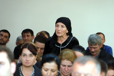 Şəki Şəhər İcra Hakimiyyətinin başçısı Elxan Usubov Şin kəndinin sakinləri ilə görüşüb