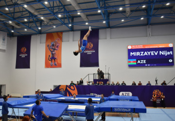 Azərbaycanın 4 gimnastı batut gimnastikası üzrə yarışın finalına vəsiqə qazanıb