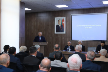 Şəki Rayon Ağsaqqallar Şurasının hesabat konfransı keçirilib