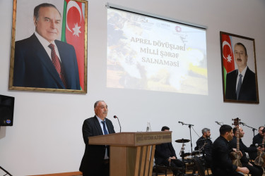 Şəkidə Aprel döyüşlərinin 10-cu ildönümünə həsr olunmuş tədbir keçirilib